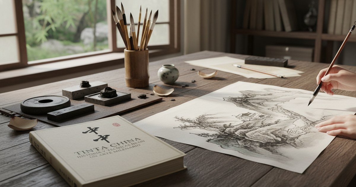 Tinta china: historia y técnicas de un arte milenario